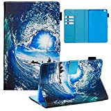 SHUYIT Coque Huawei MediaPad M3 Lite 8.0, Peint Étui en PU Cuir Flip Case de Protection Portefeuille Magnetic Support Cover ...