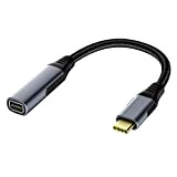 sicotool USB C to Mini DisplayPort Adapter Type C(Source Port) to Mini DP 18CM Cable 4K@60Hz Compatible with MacBook Pro ...