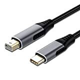 sicotool USB Type C (Source Port) to Mini DisplayPort Cable 4K@60Hz(Braided,6ft) Mini DisplayPort Cable Compatible for MacBook Pro2017/2016, Surface Book ...