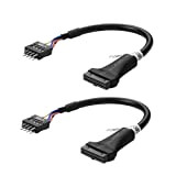 SIENOC 2 adaptateurs USB 3.0 20 broches vers USB 2.0 pour carte mère 9 broches