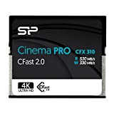 Silicon Power 512GB CFast 2.0 CinemaPro CFX310 Memory Card, 3500X and up to 530MB/s Read, MLC, for Blackmagic URSA Mini, ...