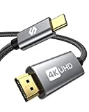 Silkland USB C HDMI 4K 2M, [2021 Updated] Câble USB C vers HDMI (Compatible Thunderbolt 3), Câble USBC HDMI pour ...