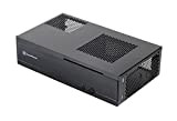 SilverStone SST-ML05B - Milo Boîtier PC Slim silencieux HTPC Mini-ITX, noir