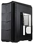 SilverStone SST-RV04B-W - Raven Boîtier PC Gamer grand tour EATX ATX, avec porte et fenêtre, noir
