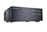 SilverStone Technology SST-GD08B - Grandia Boîtier PC HTPC ATX, Haute Performance du Flux d'air Silencieux, Noir