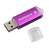 SIMMAX Clé USB 32 Go Mémoire Stick USB 2.0 Flash Drive Stockage Disque Pendrive (32Go Violet)