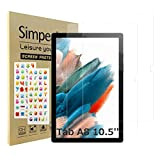 Simpeak 2 Pack Verre Trempé Compatible pour Samsung Galaxy Tab A8 10.5 Protection Ecran pour SM-X200/SM-X205 9H Super Dureté/Anti Rayures/Ultra-Clair/Anti ...