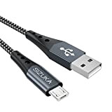 SIZUKA Câble Micro USB [0.5M] Chargeur Micro USB Charge Rapide Nylon Tressé Chargeur Android Compatible pour Samsung S7 S6 Edge ...