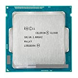 SLOEFY Composants informatiques Processeur Celeron Dual-Core G1840 Processeur Processeur 2.8GHz Dual-Core 2 MB LGA1150 Tpd 53W Ram DDR3 1333 Haute ...
