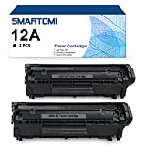 SMARTOMI Compatible Q2612A 12A Toner Cartouches Remplacer pour HP Laserjet 1010 1012 1015 1018 1020 1022 1022N 1022NW 3010 3015 ...
