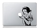 Snow white Macbook Air 11 13 and Macbook 13 15 inch decal sticker (autocollant) (Blanche-Neige) Apple Laptop