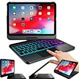 Snugg Étui avec clavier pour iPad Mini 6 de 2021 à 6e génération – Clavier rétroéclairé sans fil Bluetooth pour ...