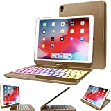 Snugg iPad Mini 5 / iPad Mini 4 Clavier, [Or] Étui Clavier Bluetooth sans Fil [Garantie à Vie] Clavier Rotatif ...