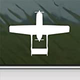 So Cool Stuff Cessna 337 Skymaster Avion Blanc Autocollant pour Fenêtre de Voiture Murale MacBook Ordinateur Portable pour Ordinateur Portable Autocollant