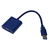 SODIAL(R) HOT USB 3.0 a VGA Display Video externe Cable Adaptateur Graphique Cordon pour Win 7 8
