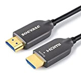 SOEYBAE Câble HDMI Fibre Optique 10m, 4K HDMI 2.0 Cable Supporte 4K 60Hz, 18Gbps, HDCP 2.2, 3D,HDTV, Compatible avec PS5 ...