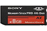 Sony Carte mémoire flash 8 Go haute vitesse 50 Mo/s MemoryStick Pro -HG Duo - MS-HX8B/T2