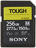 Sony Carte mémoire numérique SF-M 256 Go - Spécification UHS-II U3 V60 SDHXC - Lecture 277 Mo/s en écriture 150 ...