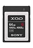 Sony Professional XQD G Series QD-G64F/J Carte mémoire 64 Go Noir