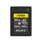 Sony VPG400 Tough CFexpress Carte mémoire Flash Haute Vitesse - Classe G, 80 Go - Type A (800 Mo/s en ...