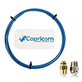 Sovol Capricorn Bowden PTFE Tubes XS Bleu 1,2 mètres avec raccords PC4-M6 et raccords PC4-M10 pour imprimante 3D Filament de ...
