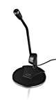 Speedlink Pure Microphone de Bureau (Réducteur de Bruit, Connecteur Jack 3,5 Mm) Noir