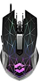 Speedlink RETICOS RGB Gaming Mouse - Souris gaming USB avec éclairage RGB, 6 boutons, noir