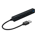 Speedlink Snappy Slim Noir Hub USB 2.0/4 Ports - Passif