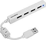 Speedlink SNAPPY Slim USB Hub, 4-Port, USB 2.0, Passif, Blanc