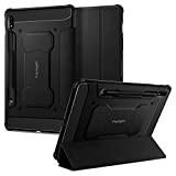 Spigen Rugged Armor Pro Coque Compatible avec Samsung Galaxy Tab S8 et Galaxy S7 avec Support Trifold/Fonction Auto Wake/Sleep (2020) ...
