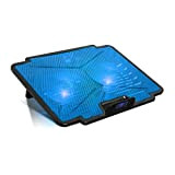 SPIRIT OF GAMER AIRBLADE 100 BLUE : Refroidisseur pour PC PORTABLE 12-16'' / 2 ventilateurs silencieux de 120 mm à ...