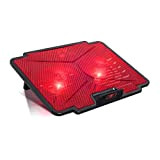SPIRIT OF GAMER AIRBLADE 100 RED : Refroidisseur pour PC PORTABLE 12-16'' / ventilateurs silencieux de 120 mm à leds ...