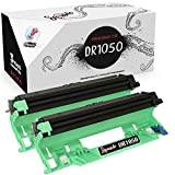 Squuido 2 Tambours DR-1050 compatibles avec Brother DCP-1510 DCP-1512 DCP-1610W DCP-1612W HL-1110 HL-1112 HL-1210W HL-1212W MFC-1810 MFC-1910W | Haut Rendement ...