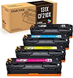 STAROVER Compatible Toner Remplacement pour HP 131X 131A CF210X CF210A pour HP Laserjet M251nw M276nw,128A CE320A CP1525n CP1525nw CM1415fn CM1415fnw,125A ...