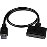 StarTech.com Adaptateur de Disque Dur USB 3.1 à 2,5" SATA - USB 3.1 Gen 2 10Gbps avec Convertisseur de Stockage ...