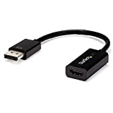 StarTech.com Adaptateur DisplayPort vers HDMI - Convertisseur Vidéo DP Actif 4K 30Hz vers HDMI - Câble d'Adaptation pour Moniteur/TV/Écran HDMI ...