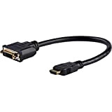 StarTech.com Adaptateur HDMI vers DVI, Câble Displayport, Convertisseur Mobile avec Connecteur HDMI Mâle et Connecteur DVI Femelle, Câble de Connexion ...