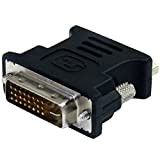 StarTech.com Adaptateur vidéo DVI vers VGA - Convertisseur DVI-I vers HD15 - Mâle / Femelle - Noir (DVIVGAMFBK)