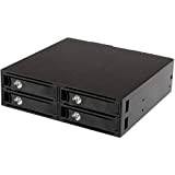 StarTech.com Backplane pour 4 disques durs SAS II / SATA III 6 Gb/s de 2,5" - Rack mobile 4x HDD ...