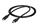 StarTech.com Câble Adaptateur 1m USB-C vers Mini DisplayPort - Adaptateur USB Type-C vers Mini DP - 4K 60Hz - Noir ...