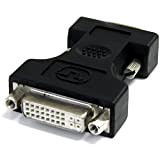 StarTech.com Câble Adaptateur DVI-I vers VGA - Noir - F / M - Adaptateur DVI-I vers VGA pour votre Moniteur ...