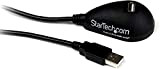 StarTech.com Câble d'extension SuperSpeed USB 3.0 de 1,5m - Rallonge USB A vers A sur socle - M/F - Noir ...