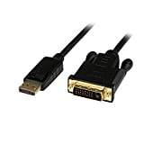 StarTech.com Câble DisplayPort vers DVI - Câble Adaptateur Convertisseur Actif d'Écran DisplayPort (DP) vers DVI de 1,8 m - DP ...