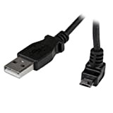 StarTech.com Câble Micro USB 2 m - A vers Micro B coudé 90° vers le haut (USBAUB2MU)