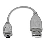 StarTech.com Câble USB 2.0 A vers Mini B de 15 cm - Cordon USB A vers USB Mini B - ...