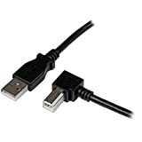 StarTech.com Câble USB 2.0 Type A vers USB Type B Coudé à droite Mâle / Mâle - Adaptateur pour imprimante ...