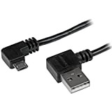 StarTech.com Câble USB A vers Micro B de 1 m avec connecteurs coudés à angle droit - Cordon Micro USB ...