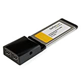 StarTech.com Carte Adaptateur ExpressCard/34 vers 2 Ports 1394b FireWire800 - 1x ExpressCard 34 - 2x FireWire 800 Femelle (EC1394B2)