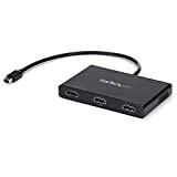 StarTech.com Hub MST Mini DP à 3 ports - 4K 30Hz - Répartiteur Vidéo Mini DisplayPort 1.2 vers 3 HDMI ...