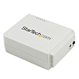 StarTech.com Serveur d'impression USB 2.0 sans fil N avec port Ethernet 10/100 Mb/s - 802.11 b/g/n et 150 Mb/s - ...